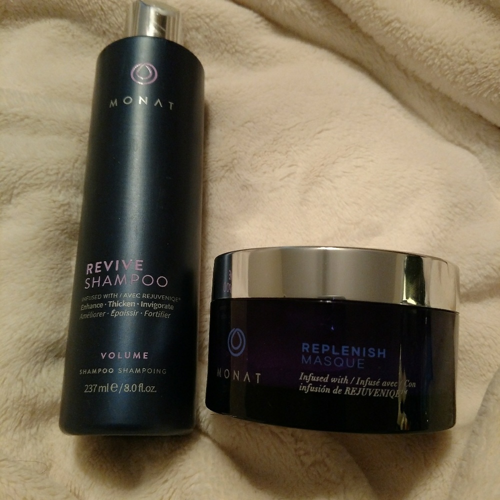 Monat bundle, Revive Shampoo, Replenish Masque